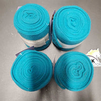 4 Fleece Polos *2: like new & 2: vgc, pills, hairy & discolored velcro