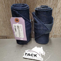 2 Stretchy Nylon Leg Wraps *gc, hairy, clean, pilly edges
