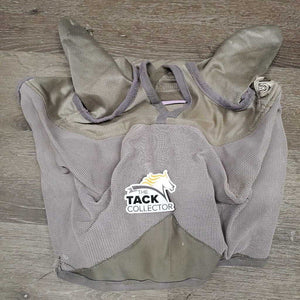 Hvy Mesh Fly Mask, ears *fair, lg holes, dirty, stains, curled & frayed edges, marker