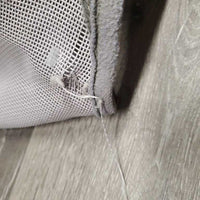 Hvy Mesh Fly Mask, ears *fair, lg holes, dirty, stains, curled & frayed edges, marker
