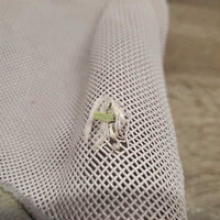 Hvy Mesh Fly Mask, ears *fair, lg holes, dirty, stains, curled & frayed edges, marker