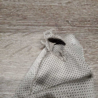 Hvy Mesh Fly Mask, ears *fair, lg holes, dirty, stains, curled & frayed edges, marker
