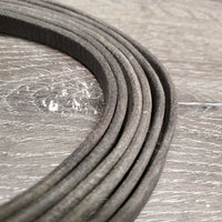 Narrow Soft Leather Draw Reins, snaps *gc, dirty, rubs, uneven