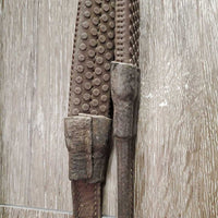 Soft Rsd Padded Bridle, Rubber Reins, Buckles *gc, NO Flash, clean, older, mnr dirt, rubs & film, repaired