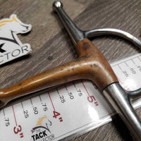 Med Copper Full Cheek Snaffle Bit *gc, clean, stains, mnr scratcges
