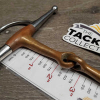 Med Copper Full Cheek Snaffle Bit *gc, clean, stains, mnr scratcges
