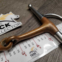 Med Copper Full Cheek Snaffle Bit *gc, clean, stains, mnr scratcges