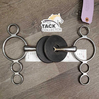 Thick Heavy 3 Ring Elevator Bit, 2 rubber guards *gc, clean, stains, scratches