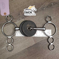 Thick Heavy 3 Ring Elevator Bit, 2 rubber guards *gc, clean, stains, scratches