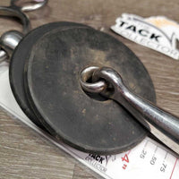 Thick Heavy 3 Ring Elevator Bit, 2 rubber guards *gc, clean, stains, scratches
