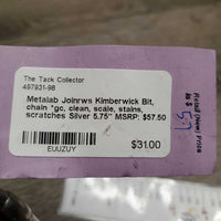 Joinrws Kimberwick Bit, chain *gc, clean, scale, stains, scratches
