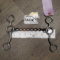 Jr Cowhorse SS Sweet Iron Chain Link Mouth Western Gag Bit *gc, clean, rust
