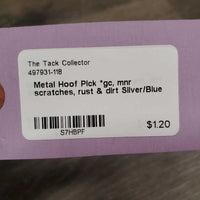Metal Hoof Pick *gc, mnr scratches, rust & dirt
