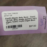 Elastic Belly Band - Guard *gc/fair, dirty, snags, puckers, hairy edges, faded, frayed edges
