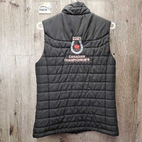 Puffy Vest, Zipper "RMSJ - Canadian Championships" *like new
