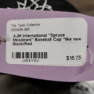 "Spruce Meadows" Baseball Cap *like new