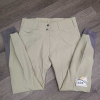 Euro Seat Breeches *vgc/xc, v.mnr seam puckers, stain & pulled seat seam
