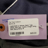 Lt Winter Neck *vgc, clean, mnr hair, faded, snags, lining tear
