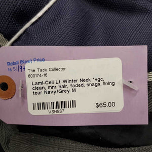 Lt Winter Neck *vgc, clean, mnr hair, faded, snags, lining tear