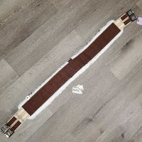 Nylon Web & Fleece Girth, Velcro Liner, 2x els, D Ring *xc, v.mnr dirt & hair
