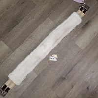 Nylon Web & Fleece Girth, Velcro Liner, 2x els, D Ring *xc, v.mnr dirt & hair