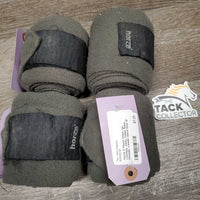 4 Fleece Polos *gc, v.clumpy, clean, faded, loose threads, v.weak velcro
