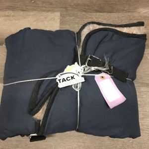 Felt Lined Stable Blanket, 0 legs/tail *gc, clean, older, mnr stains, dust, hair, snags, rubs
