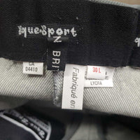 High Waist Ribbed Breeches *vgc, older, mnr snag & stains