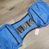 Hvy Cordura Western Saddle Trail Bags, Zippers *vgc, clean, stains, older