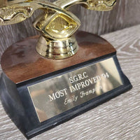 Western Horse Trophy, "Most Improved, 1994 *xc, dusty