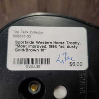 Western Horse Trophy, "Most Improved, 1994 *xc, dusty
