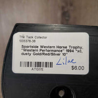 Western Horse Trophy, "Western Performance" 1994 *xc, dusty
