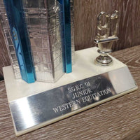 Western Horse & Rider Trophy, "Western Equitation" 1994 *xc, dusty
