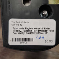 English Horse & Rider Trophy, "English Performance" 1994 *xc, dusty