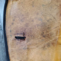 Pr Field Boots, Zips *gc/fair, clean, faded, older, v.scuffed toes, missing laces, lining: holes & stains, No Insoles, v.rubbed heels
