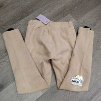 JUNIORS Hvy Cotton Euroseat Jodphurs, elastics, Pull On *gc, discolored, stains, rubs, pills, sm seam holes