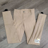 JUNIORS Hvy Cotton Jodphurs, Pull On, 2 Elastics *vgc, mnr stain?discolored, rubs & pills