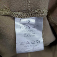 JUNIORS Hvy Cotton Jodphurs, Pull On, 2 Elastics *vgc, mnr stain?discolored, rubs & pills
