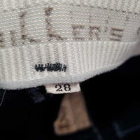 Vintage High Waist Ribbed Breeches *gc, older, rubs, pills & snags, v.hairy