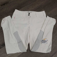 Euroseat Breeches *vgc, seam puckers, mnr stains, discolored seat & legs