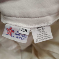 Euroseat Breeches *vgc, seam puckers, mnr stains, discolored seat & legs
