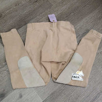 Hvy Cotton Breeches, Pull On *gc/fair, discolored, rubs, pills older, undone seam , stains