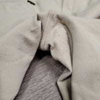 JUNIORS Euroseat Breeches *gc/fair, v.rubbed & pilly seat & legs, seam puckers, snags, runs, stretched seat