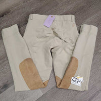 JUNIORS Euroseat Breeches *gc/fair, v.rubbed & pilly seat & legs, seam puckers, snags, runs, stretched seat
