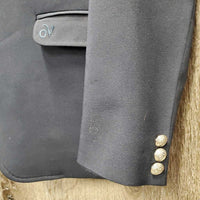 Show Jacket, Mesh Lining, Micro Suede Collar *vgc, older, loose lining
