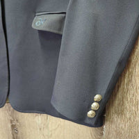 Show Jacket, Mesh Lining, Micro Suede Collar *vgc, older, loose lining, missing 2 buttons
