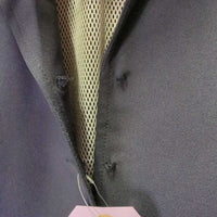 Show Jacket, Mesh Lining, Micro Suede Collar *vgc, older, loose lining, missing 2 buttons
