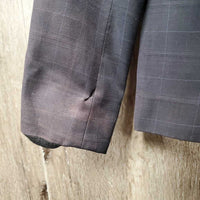Show Jacket *fair, older, v.discolored & faded, buttons: missing & repaired, v.loose & rubbed cuffs
