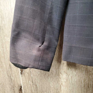 Show Jacket *fair, older, v.discolored & faded, buttons: missing & repaired, v.loose & rubbed cuffs