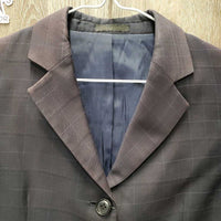 Show Jacket *fair, older, v.discolored & faded, buttons: missing & repaired, v.loose & rubbed cuffs

